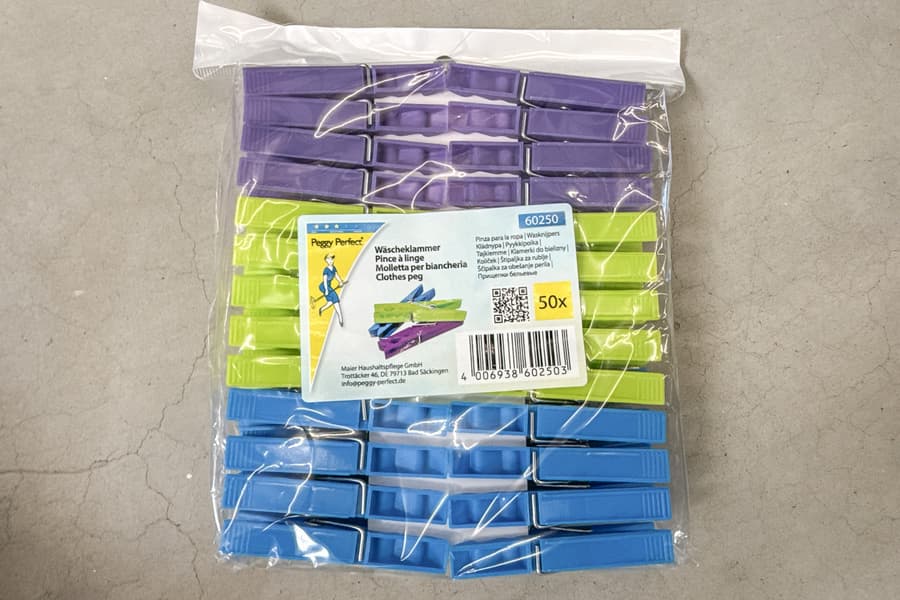 9 Packungen Wäscheklammern Peggy Perfect